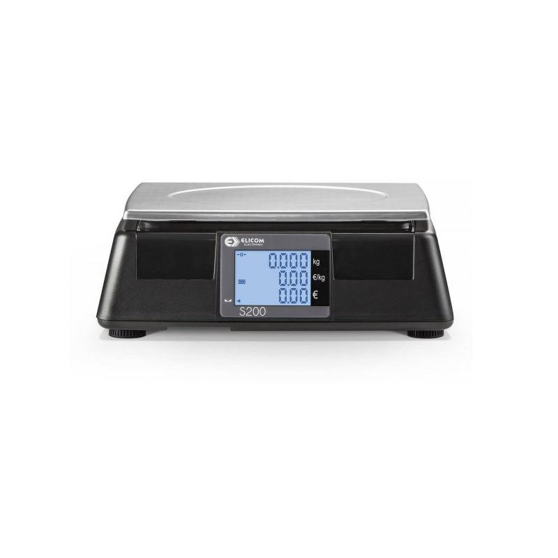 Cântar comercial ELICOM model S300 fără braț 6/15 KG - Image 3