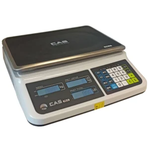 Cântar comercial CAS PRII 30CB 15/30 Kg, 5/10g, verificat metrologic, USB